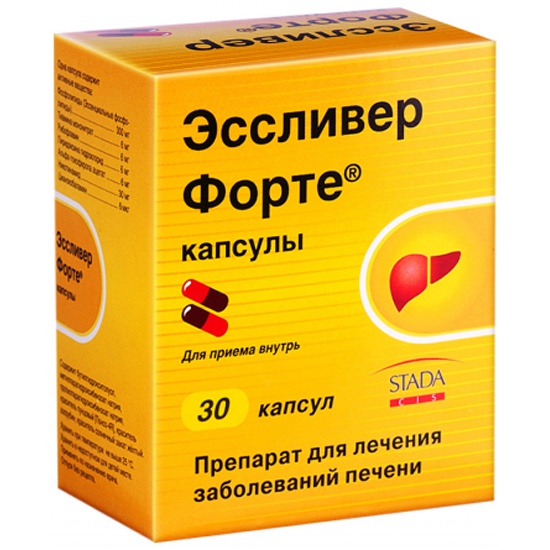 Эссливер форте 300mg №30 Капсул