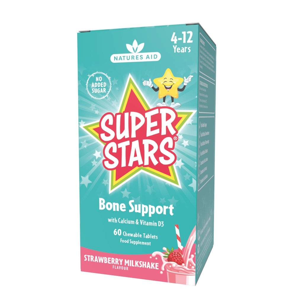 ХҮҮХДИЙН КАЛЬЦИ, Д3 - Super Stars Bone Support №60 зажилдаг шахмал