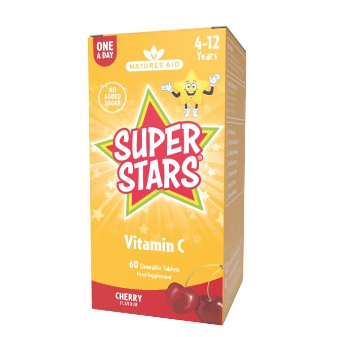 ХҮҮХДИЙН ВИТАМИН С - Super Stars Vitamin C №60 зажилдаг шахмал