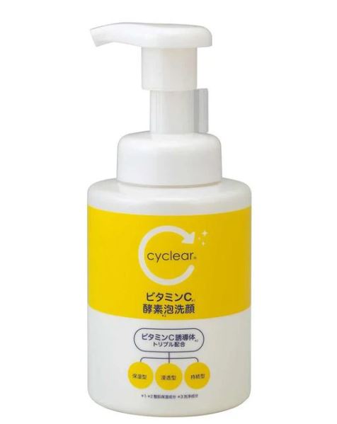 Cyclear Vitamin C Enzyme Foam Facial Wash 300ml