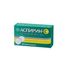 [100877] Аспирин С шпучик 400 мг №10 Байер