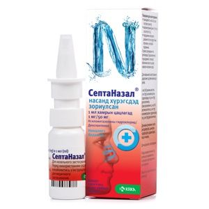 [101062] Септа назал спрей 5мг/0.1мг 10мл KRKA - KRKA