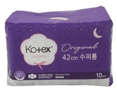 [200007] АЦХ Kotex Super long Over Night 42см x10