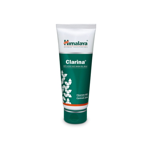 [200843] Clarina anti-acne face wash gel 60ml - HIMALAYA PC