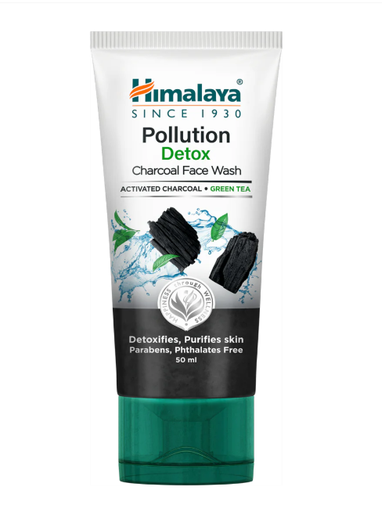 [201706] Pollution Detox Charcoal Face Wash 50ml - IM-HIMALAYA