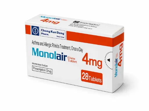 [101732] МОНТЕЛУКАСТ - Monolair 4mg chewing tablets №28